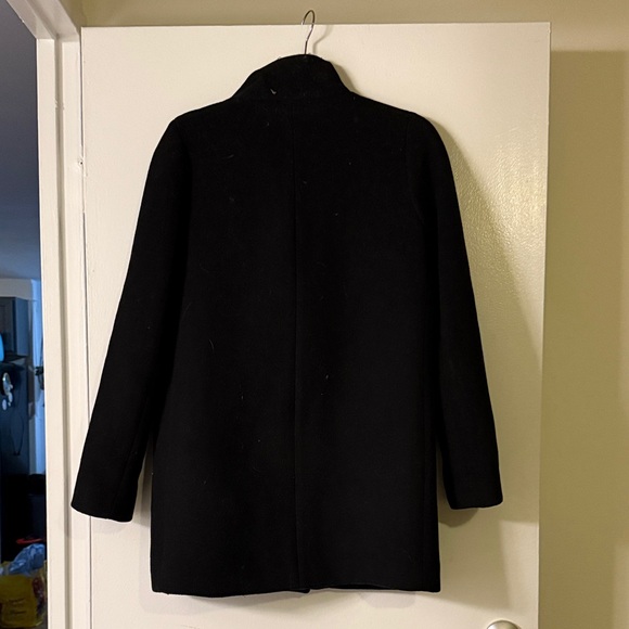 J. Crew Women's Elegant Black Pea Coat - Picture 5 of 7